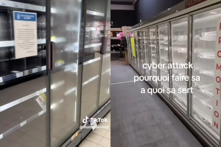 Ataque cibernético eleva temperatura de geladeiras e causa prejuízos em mais de 500 supermercados na França – Reprodução/7NEWS Australia