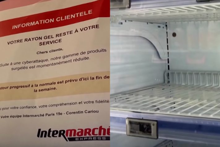 Ataque cibernético eleva temperatura de geladeiras e causa prejuízos em mais de 500 supermercados na França – Reprodução/YouTube DW News