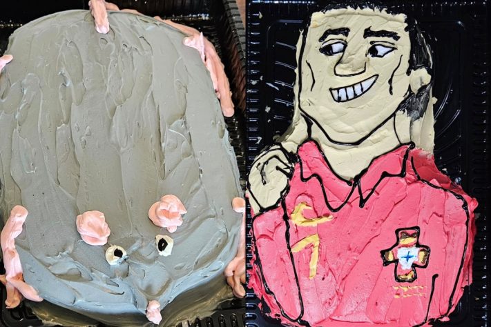 Bolos com desenhos deformados viram febre e fazem pedidos de confeiteira dispararem – Reprodução @bolosfeiosdamari