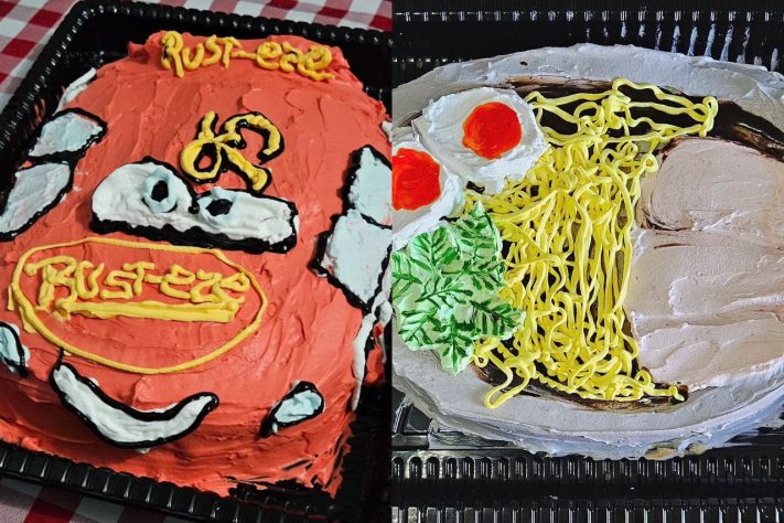 Bolos com desenhos deformados viram febre e fazem pedidos de confeiteira dispararem – Reprodução @bolosfeiosdamari