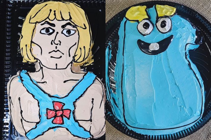 Bolos com desenhos deformados viram febre e fazem pedidos de confeiteira dispararem – Reprodução @bolosfeiosdamari
