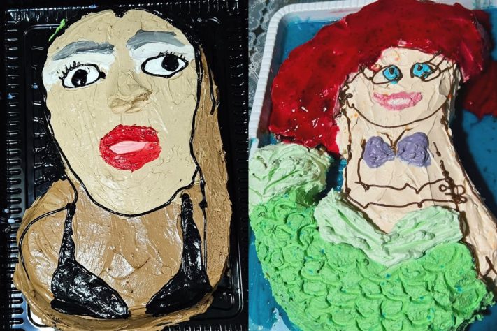 Bolos com desenhos deformados viram febre e fazem pedidos de confeiteira dispararem – Reprodução @bolosfeiosdamari