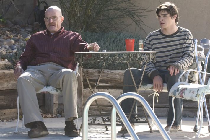 Bryan Cranston e RJ Mitte em Breaking Bad - Divulgação/AMC