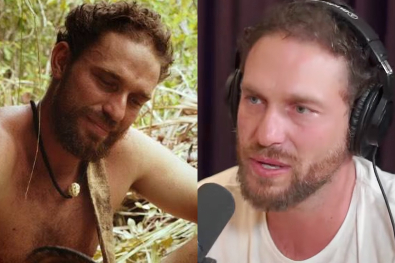 Campeão do 'Largados e Pelados Brasil' Juliano Hojah revela estratégia para sobreviver sem roupa na natureza – Divulgação/Discovery+/Reprodução