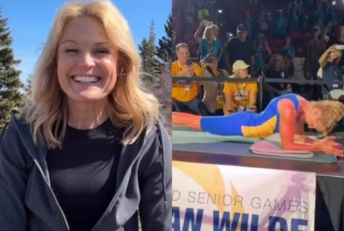 Atleta de 61 anos supera marca pessoal e bate próprio recorde mundial ao ficar 5 horas em posição de prancha