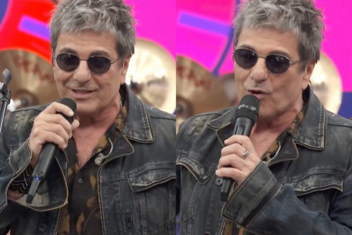 Homenagem de Evandro Mesquita faz Serginho Groisman se emocionar no 'Altas Horas' – Reprodução/TV Globo
