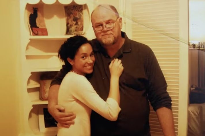 Meghan Markle e o pai, Thomas Markle — Reprodução