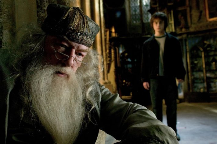 Michael Gambon and Daniel Radcliffe em 