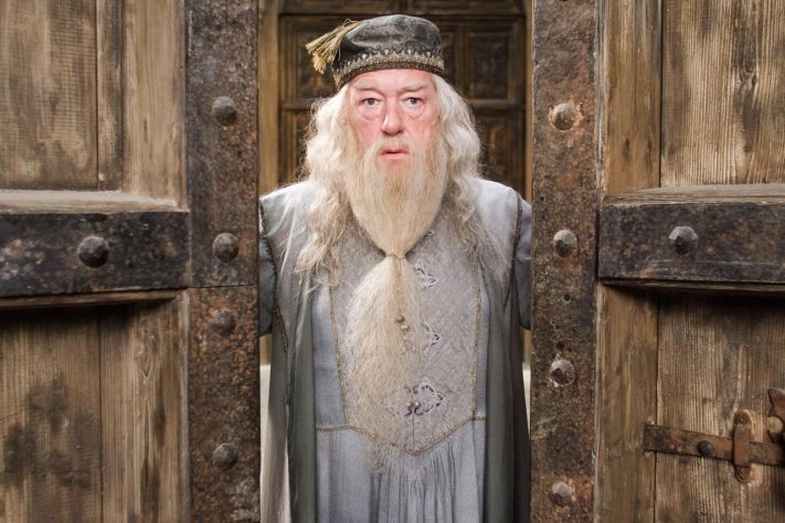 Michael Gambon and Daniel Radcliffe em 