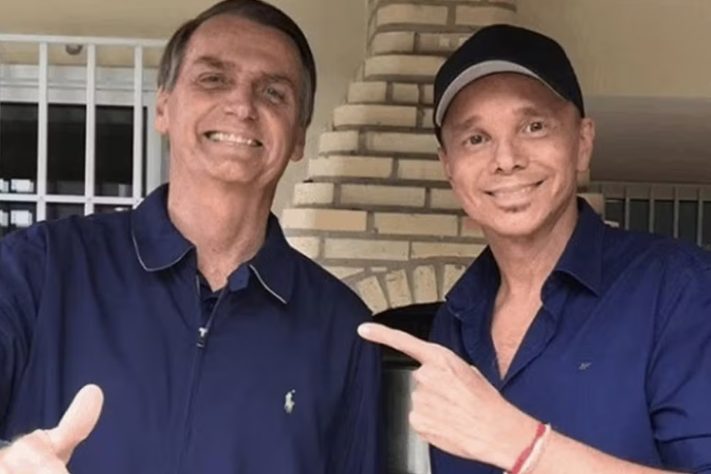 Netinho e Jair Bolsonaro – Reprodução