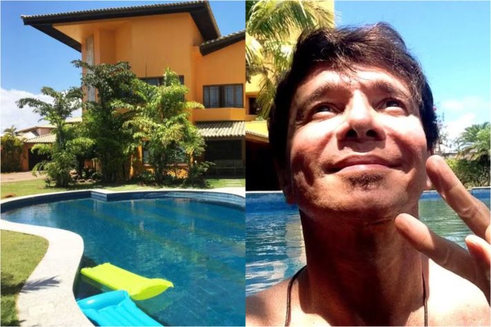 Netinho era dono de mansão à beira mar com piscina em formato de violão e oito suítes – Reprodução/Instagram