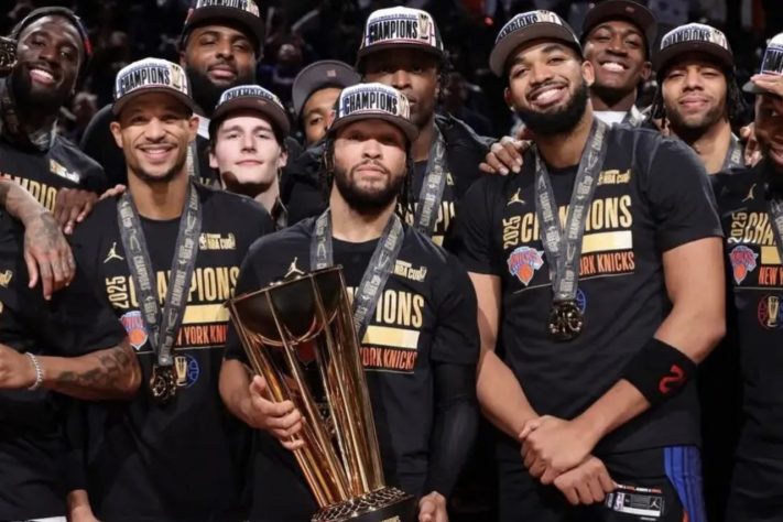 New York Knicks foi campeão da NBA 25-26 – Reprodução/Instagram