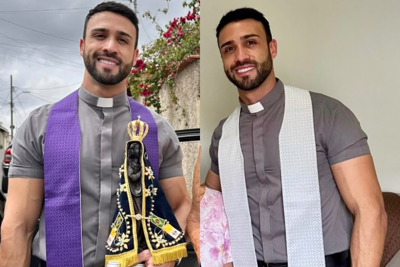 Paróquia de MG suspende comentários de vídeo após padre 'bonitão' chamar atenção de internautas – Reprodução/Instagram