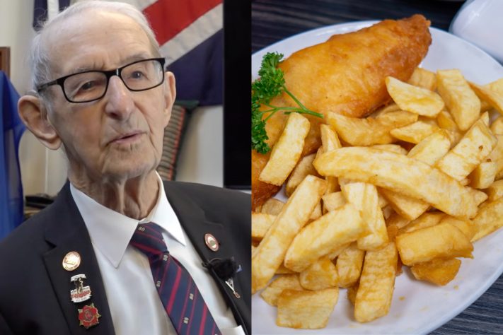 Owen Filer; Veterano da Segunda Guerra Mundial que completou 107 anos surpreende ao revelar sua refeição favorita – Reprodução/Wikimedia Commons/Matthias Meckel