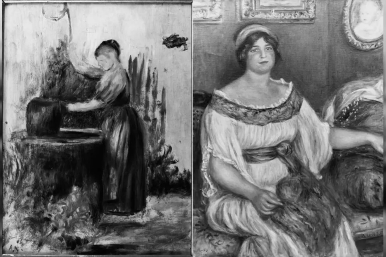 A investigação sobre o roubo de duas pinturas de Pierre-Auguste Renoir, avaliadas em cerca de € 4,2 milhões (aproximadamente R$ 23 milhões), levou a polícia francesa a antecipar a prisão dos suspeitos após um deles visitar outro museu. As obras tinham sido furtadas do museu dedicado ao artista em Cagnes-sur-Mer, no sudeste da França.  -  (crédito: Reprodução )