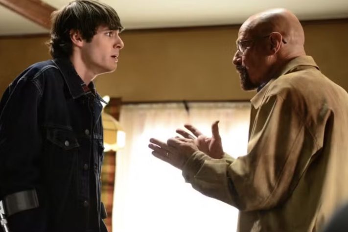 RJ Mitte e Bryan Cranston em 