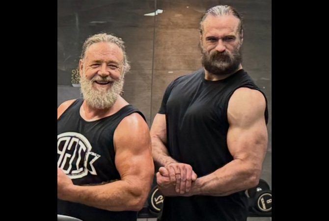Aos 62 anos, Russell Crowe recupera a forma física para novos papéis