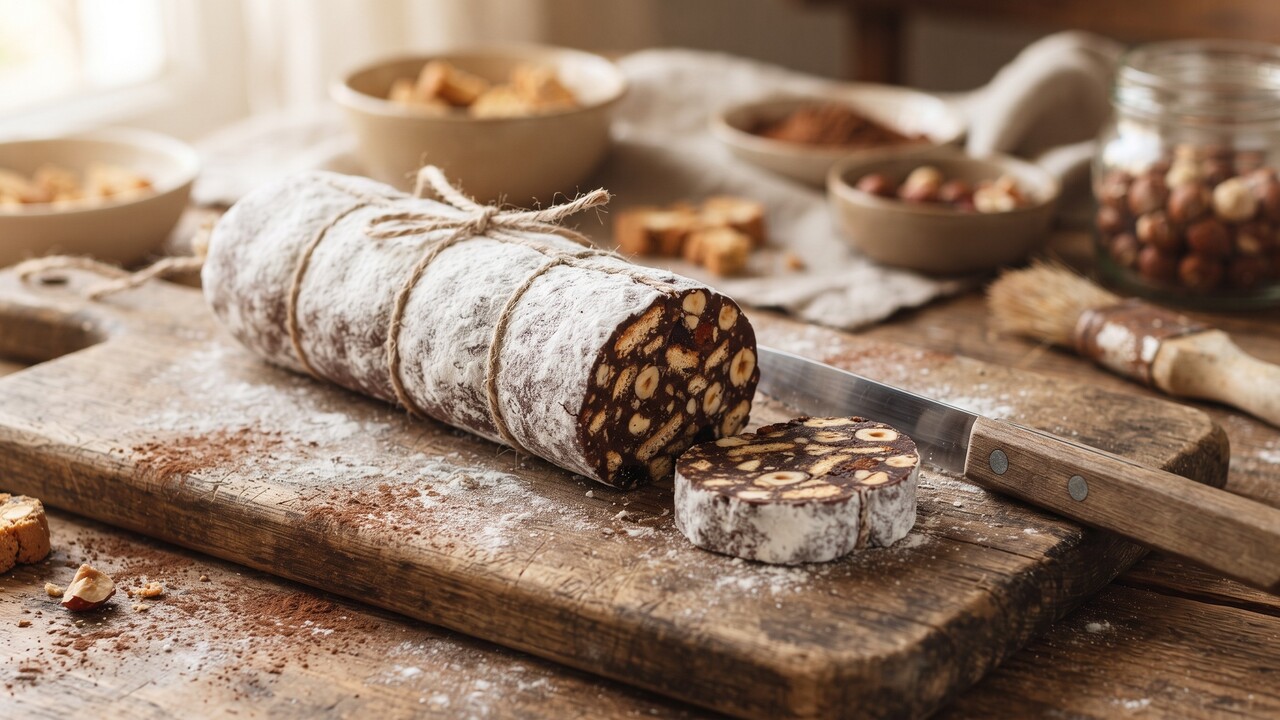 O salame de chocolate, ou 