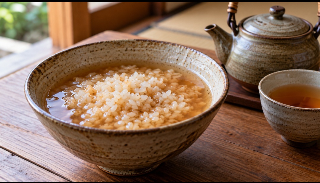 O goishicha também pode entrar na comida. Na ilha de Shishijima, na província de Kagawa, há uma tradição de preparar chagayu, um mingau de arroz feito com esse chá. É outra maneira de aproveitar seu sabor característico.