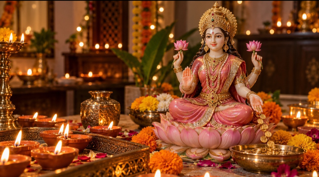 Lakshmi: prosperidade e boa fortuna Lakshmi é a deusa associada à prosperidade, à riqueza e à boa fortuna. Sua presença é especialmente lembrada em celebrações do Diwali, quando muitos devotos buscam suas bênçãos. A festa também pode envolver generosidade, doações e serviço ao próximo.