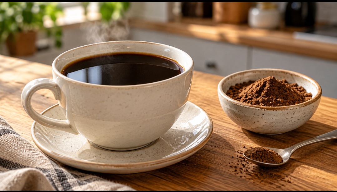 O chamado café de cogumelos combina café com pós ou extratos de fungos. A composição varia conforme a marca, assim como a quantidade de cafeína. Apesar do nome, a bebida não é necessariamente feita apenas de cogumelos. ?
health.clevelandclinic.org