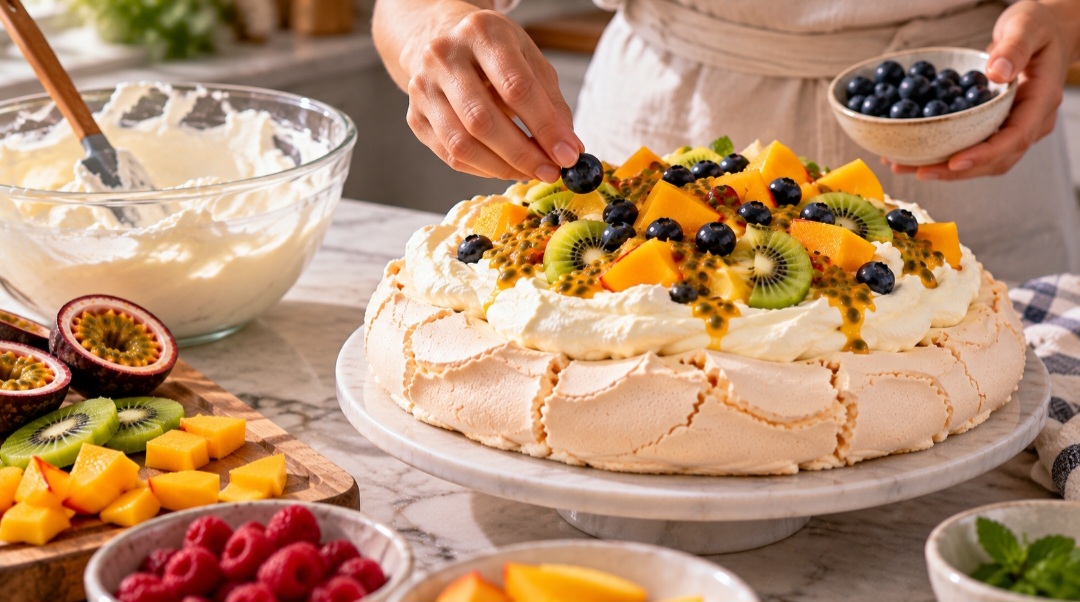 Na Austrália e na Nova Zelândia, a Pavlova se tornou especialmente associada aos meses mais quentes. Como o Natal ocorre durante o verão no Hemisfério Sul, o doce também ganhou espaço nas mesas das festas de fim de ano