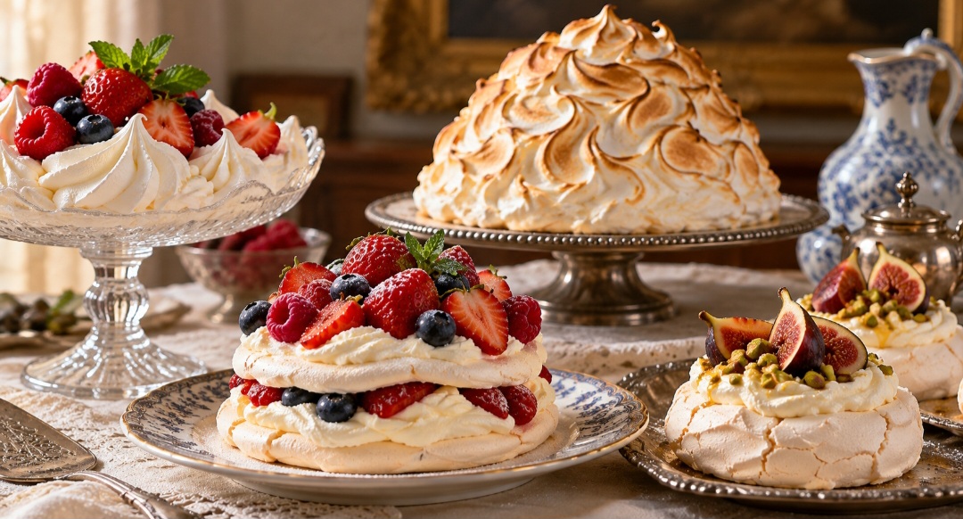 Sobremesas feitas com merengue, creme e frutas já existiam muito antes de Anna Pavlova visitar a Oceania. Preparações semelhantes circulavam na Europa e em outros lugares, indicando que a atual Pavlova surgiu de uma longa evolução culinária.