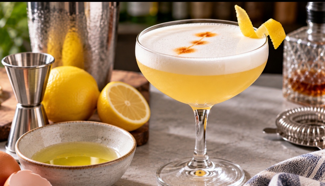 Alguns coquetéis clássicos utilizam clara de ovo para produzir uma espuma cremosa e modificar a textura da bebida. Entre os exemplos estão diferentes versões de sours. Nesse caso, é especialmente importante utilizar ovos adequadamente manipulados ou claras pasteurizadas