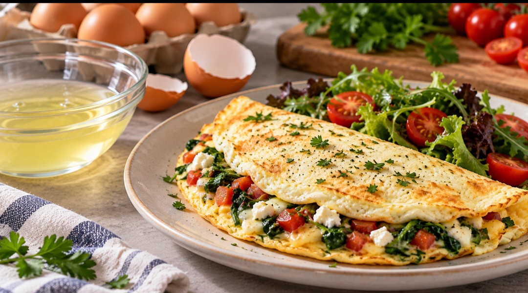 As claras podem ser usadas em omeletes, combinadas com legumes, ervas, queijos e outros ingredientes. Também podem complementar ovos inteiros quando se deseja aumentar a quantidade da preparação.
