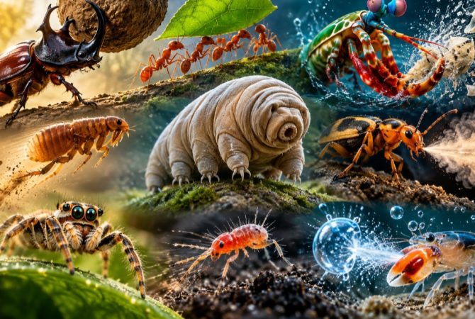 Pequenos, mas poderosos: animais minúsculos com habilidades impressionantes