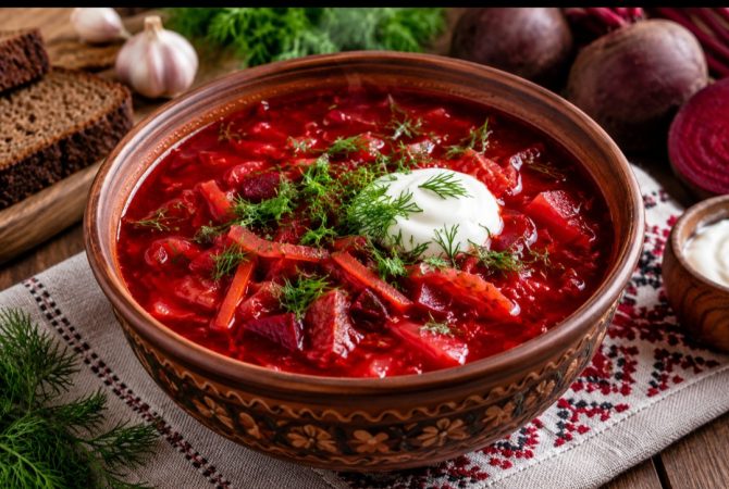 Borsch: conheça a tradicional sopa de beterraba que é símbolo da culinária ucraniana