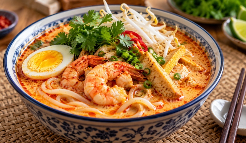 A receita, que combina macarrão, caldos condimentados e uma mistura complexa de especiarias, tornou-se símbolo culinário em países como Malásia, Singapura, Indonésia e partes do sul da Tailândia. Considerada por chefs e críticos gastronômicos uma das principais sopas asiáticas, a laksa ganhou fama internacional nas últimas décadas graças à expansão global da culinária da região
