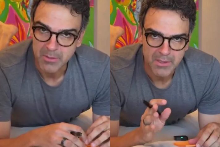 Tadeu Schmidt faz desabafo sobre vício em celular e excesso de redes sociais – Reprodução/Redes Sociais