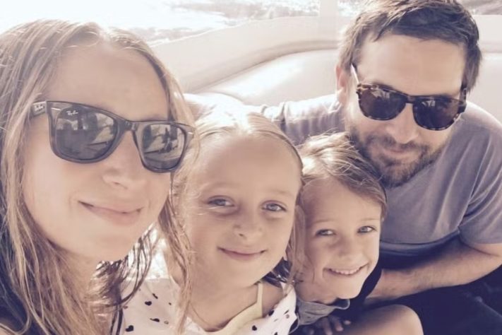 Tobey Maguire, Jennifer Meyer e filhos – Reprodução/Instagram