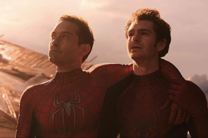 Tobey Maguire e Andrew Garfield em 