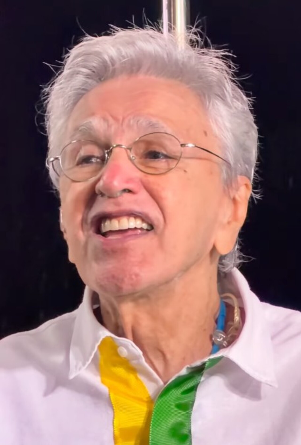 Caetano Veloso se emocionou com Geraldo Azevedo cantando "Dia Branco" - Reprodução/Instagram @caetanoveloso