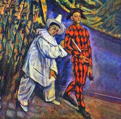 Arlequim, Pierrot e Colombina