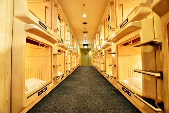 Capsule Hotel Asahi Plaza Shinsaibashi - Hotéis-cápsula no Japão - Divulgação