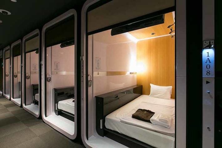 First Cabin Hanshin Nishi Umeda - Hotéis-cápsula no Japão - Divulgação
