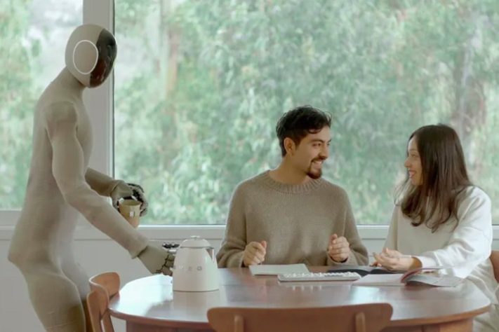 NEO Gamma - Empresa lança robô doméstico que serve café e limpa janelas