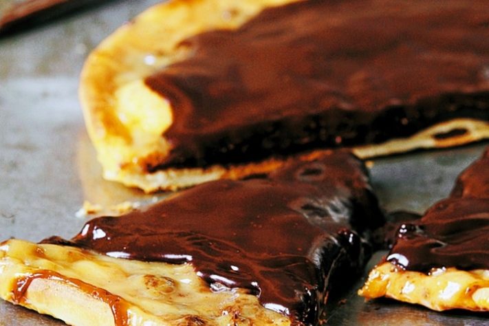 Pizza de chocolate