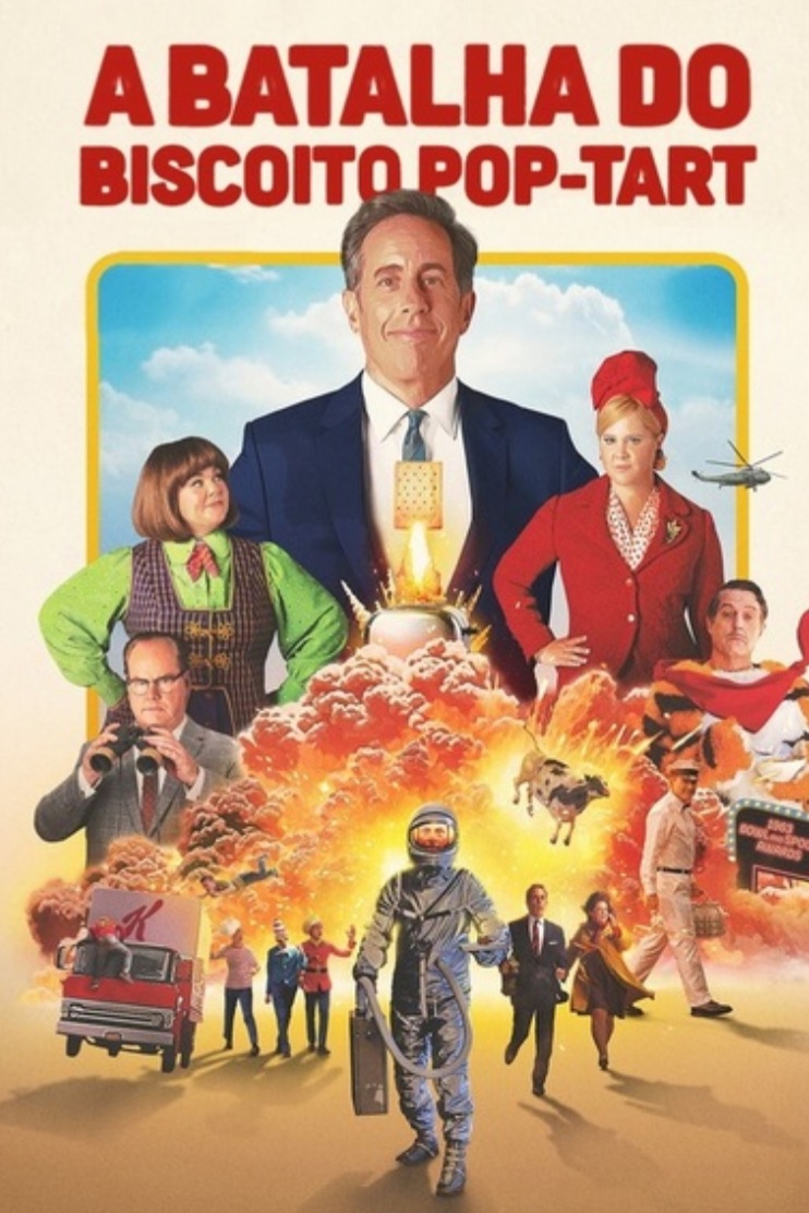 A Batalha do Biscoito Pop-Tart - Sob a direção de Jerry Seinfeld e estrelado por ele mesmo ao lado de Melissa McCarthy, o filme é uma comédia baseada na criação dos biscoitos Pop-Tarts. A narrativa destaca a competição acirrada entre empresas para lançar o produto no mercado, trazendo humor e nostalgia.

