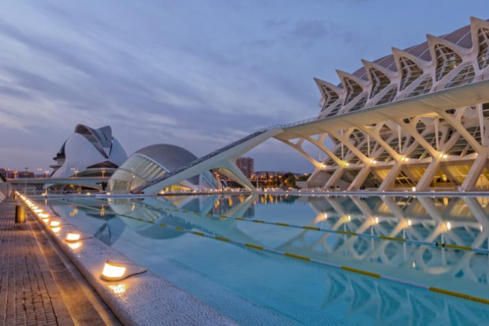 Cidade das Artes e das Ciências - Valência, Espanha