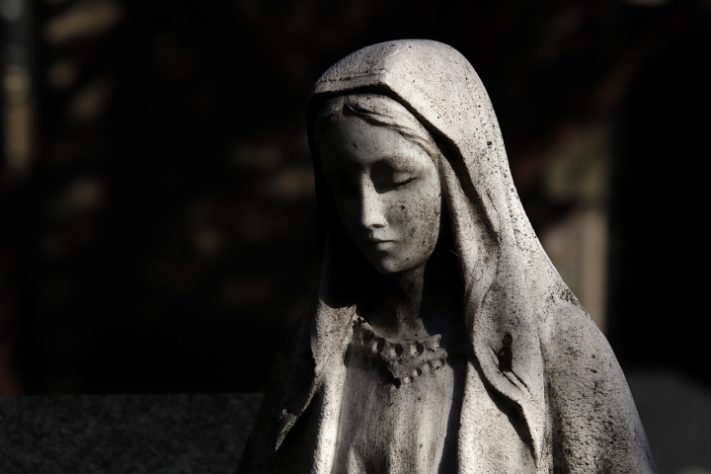 Estátua da Virgem Maria - NEUTRA
